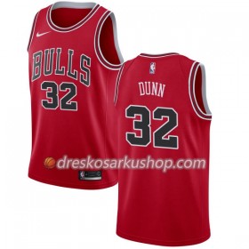 Muški NBA Dres Chicago Bulls Kris Dunn 32 Nike 2017-18 Crvena Swingman